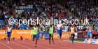 Kirani James wins the mens 400 metres at the Sainsbury's Birmingham Grand Prix. Photos: David T. Hewitson/Sports for All Pics